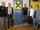 Manfred Pranger, Harald Maier, Reinfried Herbst, Manuela Heidlmayer und Vorstandsassistentin Sandra Mezei bei der Generalversammlung