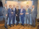 Gruppenfoto von der Generalversammlung: Aufsichtsratsvorsitzender Werner Borns, Geschäftsleiter Johannes Jaindl, RLB NÖ-Wien-Vorstand Roland Mechtler, AR-Vorsitzender-Stv. Katharina Brier, Obmann des RRV NÖ-Wien Josef Pröll, Obmann Martin Minkowitsch und Geschäftsleiter Günther Harold