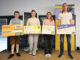 Die Gewinner des Lyrk-preises: Johannes Schweiger, Leonie Beninger, Josefine Eisner und Gregor Ott