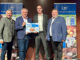 Gruppenfoto: Norbert Sieber, Aufsichtsratsvorsitzender Vorarlberg Milch, Josef Simon, Vorstand NÖM AG, Robert Spiegel, Obmann Vorarlberg Milch, und Leopold Gruber-Doberer, Geschäftsführer Milchgenossenschaft Niederösterreich © Vorarlberg Milch