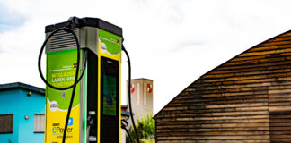 E-Tankstelle des Community Hub in Ollersdorf
