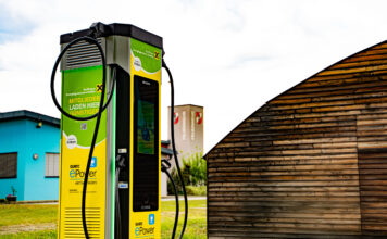 E-Tankstelle des Community Hub in Ollersdorf