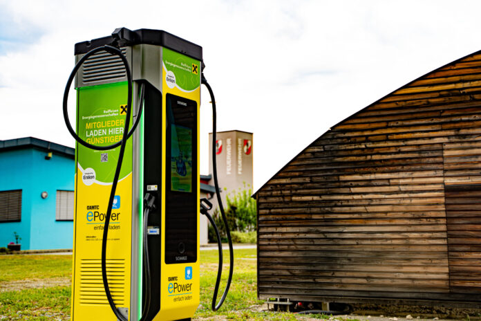 E-Tankstelle des Community Hub in Ollersdorf