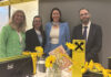 Daniela Uhlik-Kliemstein, Nicole Burtscher, Vorständin Elisabeth Strassmair und Martin W. Stamm
