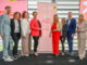 Bereichsleiter Gernot Matschnig, Patricia Wiegele, Sylvia Kubicek, Astrid Legner, Christiane Holzinger, Lisa Granig, Manfred Wilhelmer und Moderatorin Martina Klementin