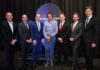 Gruppenfoto: Gerhard Kampitsch, Vorstand Roland Krall, Manfred Wilhelmer, Hans Wenzl, Franz Maier, Daniel Gradenegger, Nikolaus Primessnig