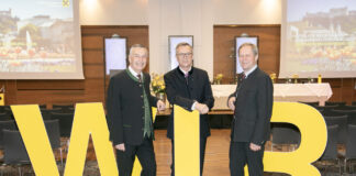 RVS-Obmann Erich Zauner, RVS-Generaldirektor Heinz Konrad und AR-Vorsitzender Peter Burgschwaiger berichten über das Jahr 2024