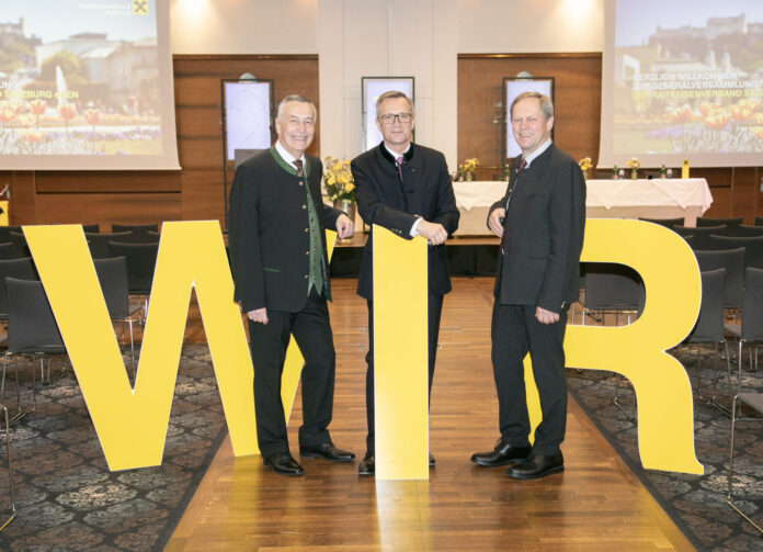 RVS-Obmann Erich Zauner, RVS-Generaldirektor Heinz Konrad und AR-Vorsitzender Peter Burgschwaiger berichten über das Jahr 2024