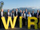 Stefan Wachter, Bgm. Simon Tschann, Elisabeth Strassmair, AR-Vorsitzender-Stv. Thomas Mallin, AR Edwin Gantner, Betriebsrätin Monika Wandruschka, AR-Vorsitzender Gerhard Fend, Christine Höfle-Beyweiss, Leiterin des Revisionsverbandes der RLB Vorarlberg, Betriebsrats-Obmann Peter Stutz und Betriebsrat Michael Pisoni