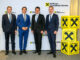 Präsentierten die Meilensteine 2024 der RLB Kärnten: Die beiden Vorstandsmitglieder Georg Messner und Gert Spanz, AR-Präsident Gerhard Oswald und Vorstandssprecher Manfred Wilhelmer