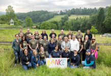 Rund 40 Mitarbeiter von Raiffeisen Capital Management engagierten sich an zwei Tagen freiwillig am Lichtblickhof.
