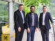 Gruppenbild: Thomas Wass, Michael Kirchler und Daniel Kaldinazzi sind von der Raiffeisen-Junior-App begeistert.