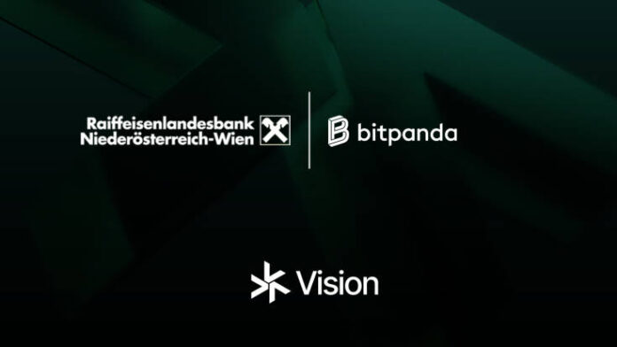RLB NÖ-Wien und Bitpanda Logos