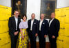 Roland Mechtler, Sonja Laimer, Peter Bubits, Gerhard Kossina und Thomas Schantz blickten auf 126 Jahre Bankgeschichte zurück.