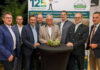 Landtagsabgeordneter Franz Linsbauer, Revisor Franz Leidler, Bürgermeister Gerhard Lentschig, Christian Gaggl, Johann Rohringer, Rudolf Grubauer, Johannes Schuster und Bezirkshauptmann Stefan Grusch