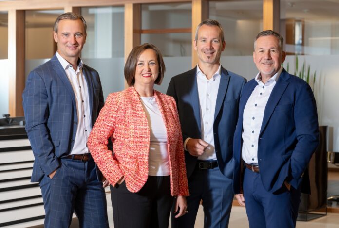 Bernhard Schwaiger, Elke Pagitz, David Bramberger und Michael Rieser