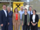 Vorstandsdirektor Rudolf Suttner (RLB Burgenland), Regionalleiterin Heidi Jäger, Bereichsleiterin Christina Locsmandy, Teamleiter Andreas Reisner, die Privatkundenbetreuer Tamara Friedrich und Walter Götz sowie Serviceberaterin Teresa Hanel
