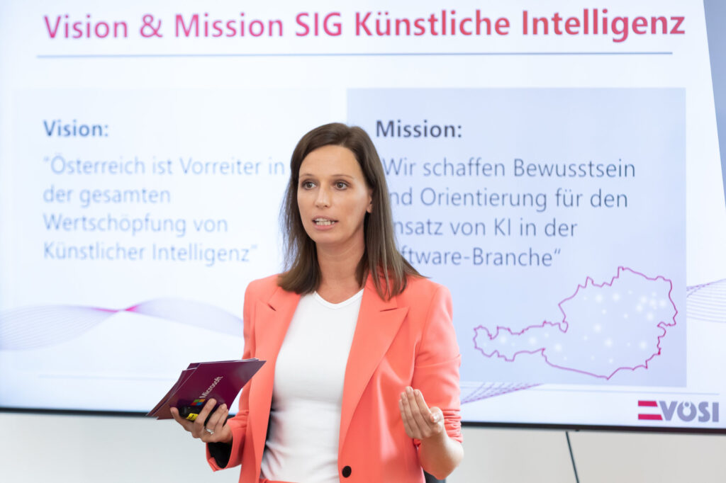 Doris Lippert präsentiert die KI-Landkarte.