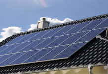 PV Anlage auf einem Dach