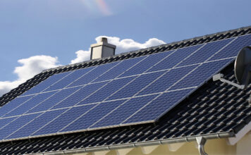 PV Anlage auf einem Dach