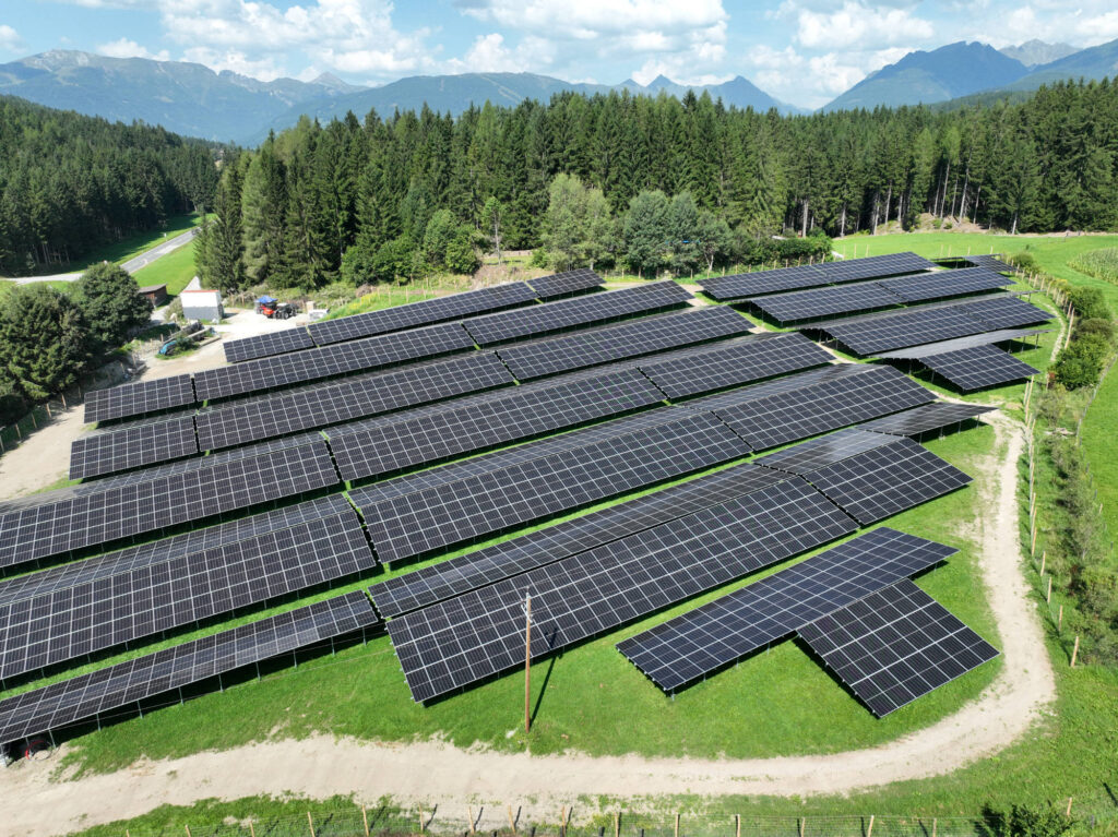 PV Anlage im Lungau (von oben)