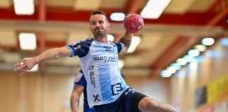 BT Füchse in Action am Spielfeld