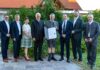 Helmut Fink-Neuböck (RLB Steiermark), Herbert Schwengerer, AR-Vorsitzender-Stv. Elisabeth Fuchs, Harald Pöltl, Ewald Weghofer, Johannes Ponhold (Raiffeisenverband Steiermark), Patrick Blaha-Otto und Franz Könighofer