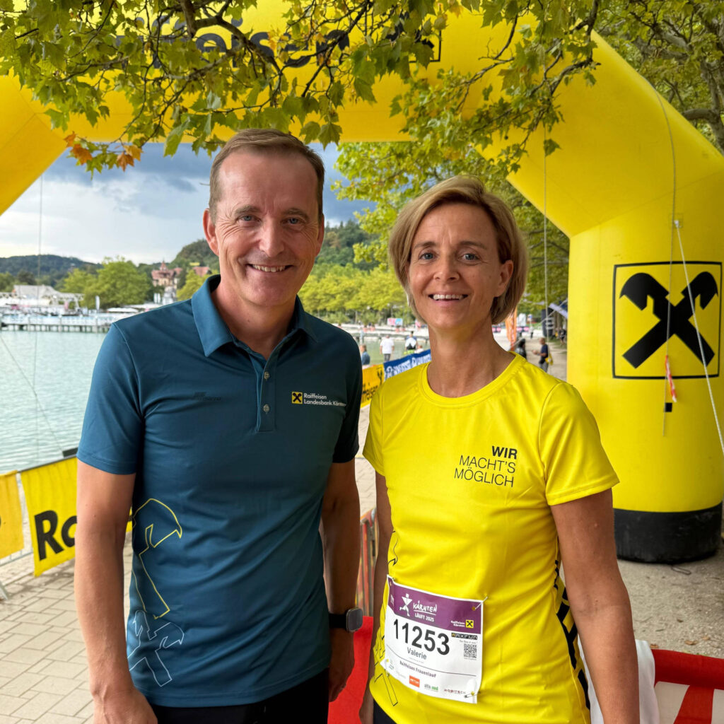 RLB-Vorstand Manfred Wilhelmer und RBI-Vorständin Valerie Brunner