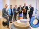 Michael Zentner (Uniqa), die RLB-Tirol-Vorstände Gabriele Kinast und Christof Splechtna, Helmuth Müller (IKB), Thomas Wass und Christian Switak (Tiroler Wohnbau)