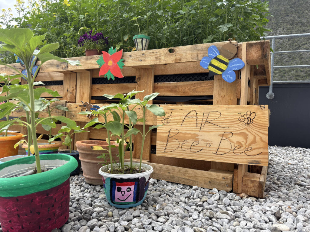 „Air Bee’n’Bee“ auf der Dachterrasse der MS Zams-Schönwies