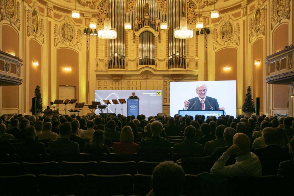 Blick in den Großen Saal im Mozarteum