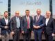 Mark Thorben Hofmann, KSÖ-Vizepräsident Christian Domany, Innenminister a.D. und KSÖ-Vizepräsident Karl Schlögl, Innenminister Gerhard Karner und KSÖ-Präsident Michael Höllerer feierten gemeinsam das 50-jährige Bestehen.