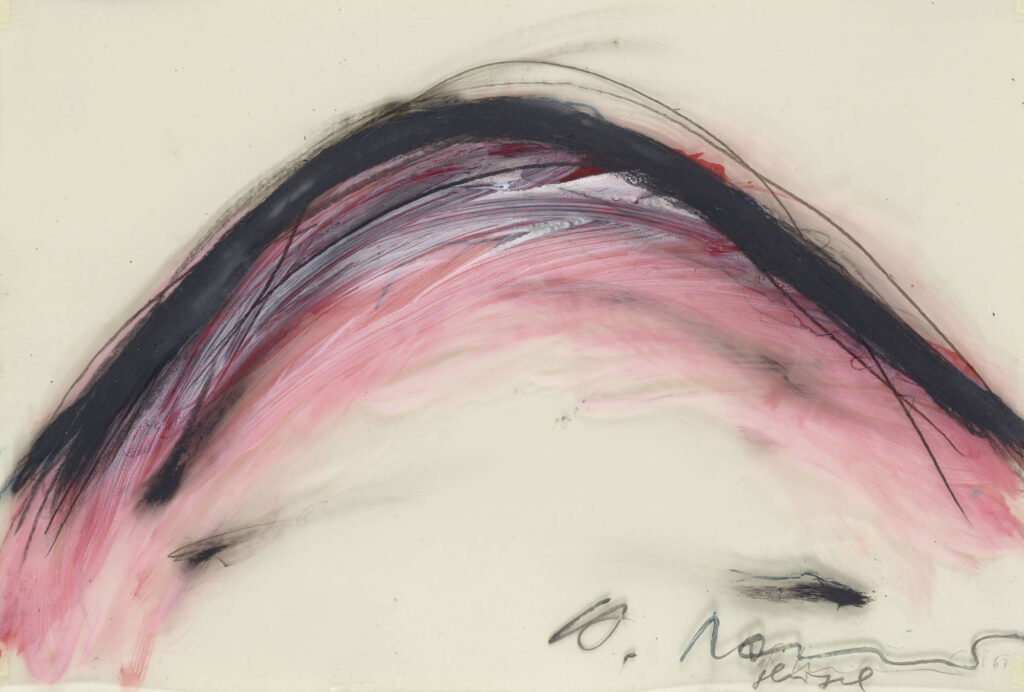 „Profil (LSD Arbeit)“, 1967, Arnulf Rainer