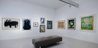 „Arnulf Rainer & Art Brut“ Ausstellungsansicht