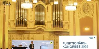 Blick in den Großen Saal des Mozarteums