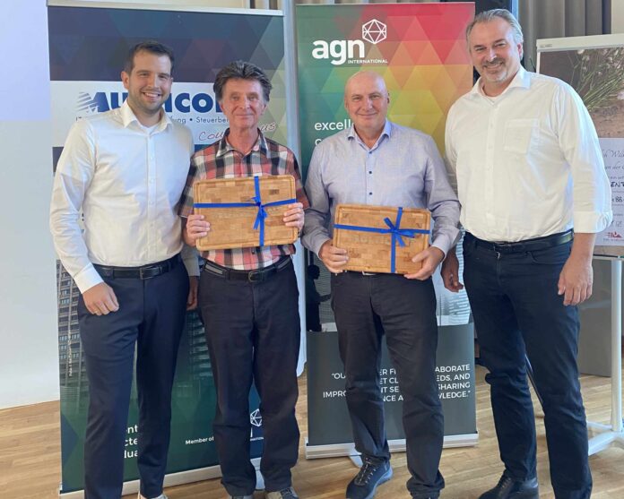Laurenz Schwelle, Rainald Maurer, Franz Rauchbauer und Michael Laminger