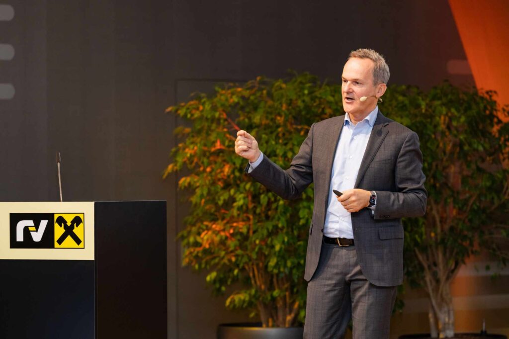 Franz Schellhorn beim Verbandstag des Raiffeisenverbandes Steiermark