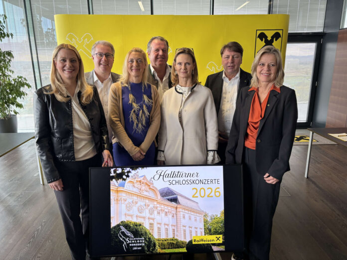 Landesrätin Daniela Winkler, Markus Ulram, Gabriele Schindl, Sebastian Holecek, Philippa Königsegg-Aulendorf, Rudolf Könighofer und Generaldirektor-Stellvertreterin Eva Fugger