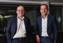 Koralmbahn: „Eins und eins ist drei“ Martin Schaller und Manfred Wilhelmer stehend nebeneinander