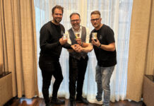 Dominik Prochazka (Mia Coffee), Fritz Kaltenegger und Michal Novák (Mia Coffee) freuen sich auf die Zusammenarbeit.