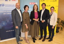 WKNÖ-Obmann Martin Fürndraht, Sonja Laimer, Ana Simic, Jürgen Brandstötter und Andrea Lautermüller