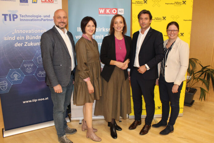 WKNÖ-Obmann Martin Fürndraht, Sonja Laimer, Ana Simic, Jürgen Brandstötter und Andrea Lautermüller