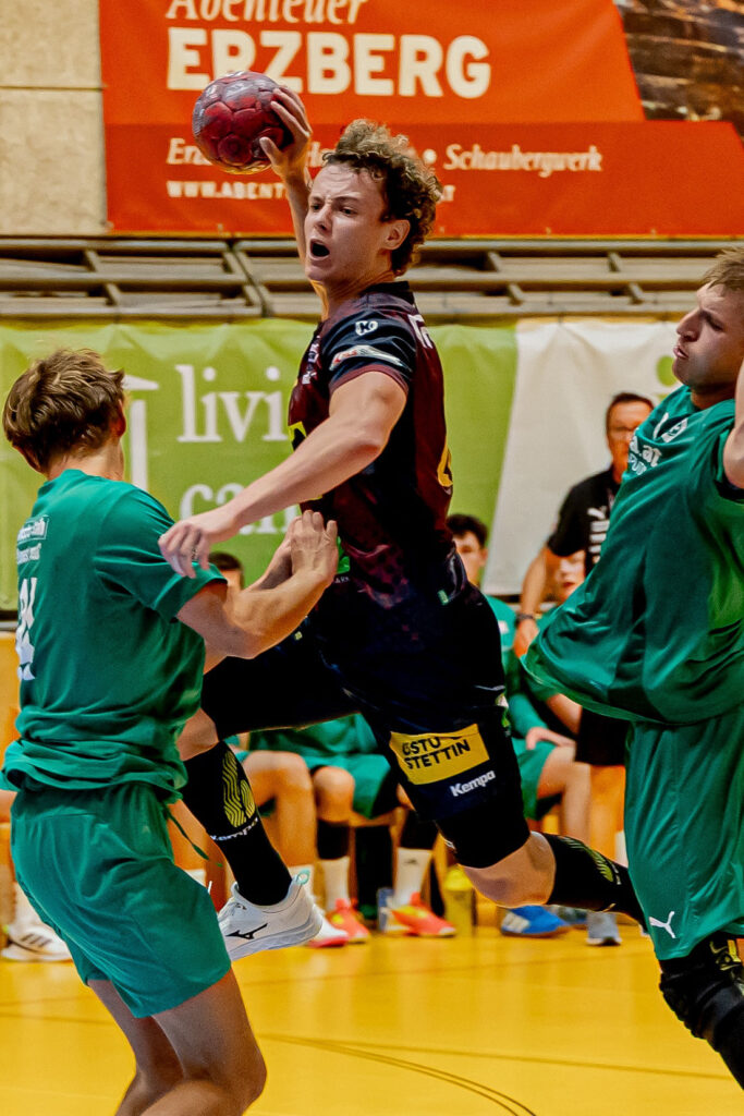 Kapitän Marian Schweiger im Spiel