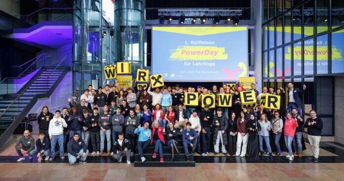 Gruppenfoto vom Powerday für Lehrlinge