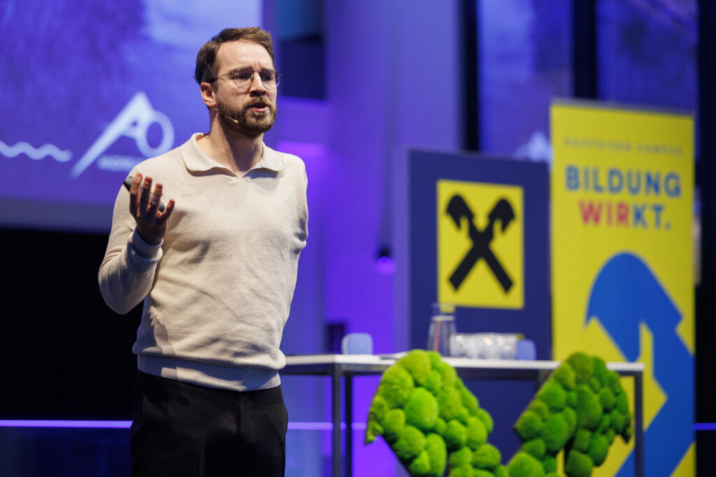 Andreas Onea beim Powerday für Lehrlinge