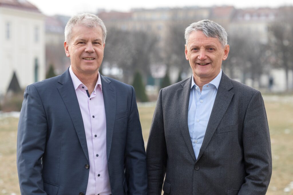 Die Vorstände der Bundesforste, Andreas Gruber und Georg Schöppl