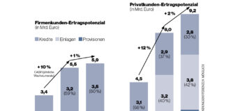 Grafik Regionalbankenstudie "Ertragspotenziale"