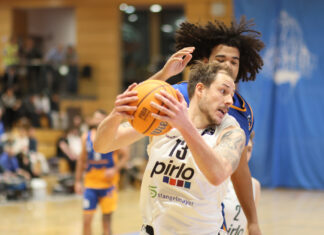 Ein Spieler der Pirlo Kufstein Towers