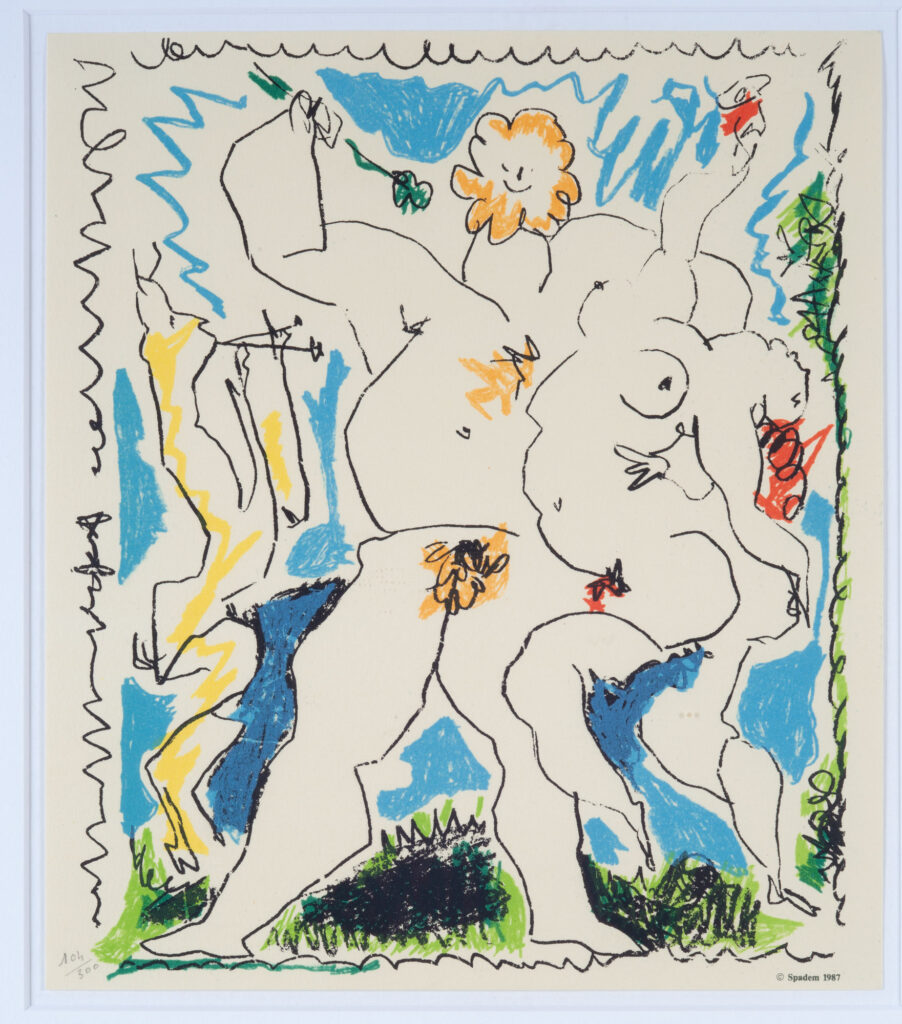 Pablo Picasso: "Bacchanalische Szene"