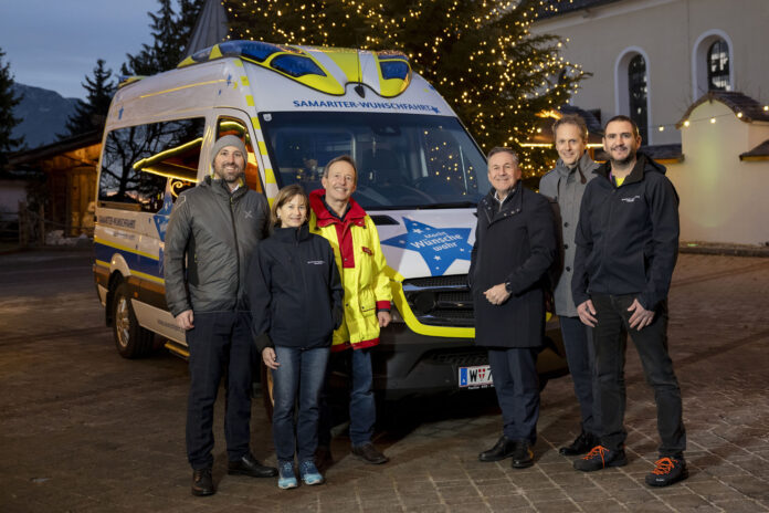 Firmenkundenberater Andreas Thaler, Andrea Kofler, Gerhard Czappek, Michael Rieser, Regional­leiter Christian Wiechenthaler und Thomas Schwaighofer